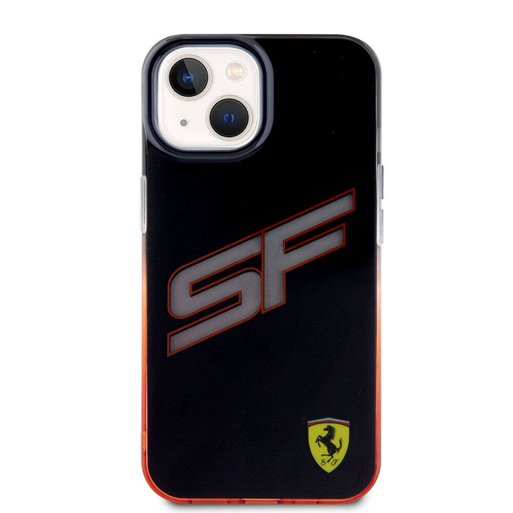 Ferrari iPhone 15 Orjinal Lisanslı Transparan SF Yazılı Kenarları Renk Geçişli Telefon Kılıfı Ferrari iPhone 15 Orjinal Lisanslı Transparan SF Yazılı Kenarları Renk Geçişli Telefon Kılıfı